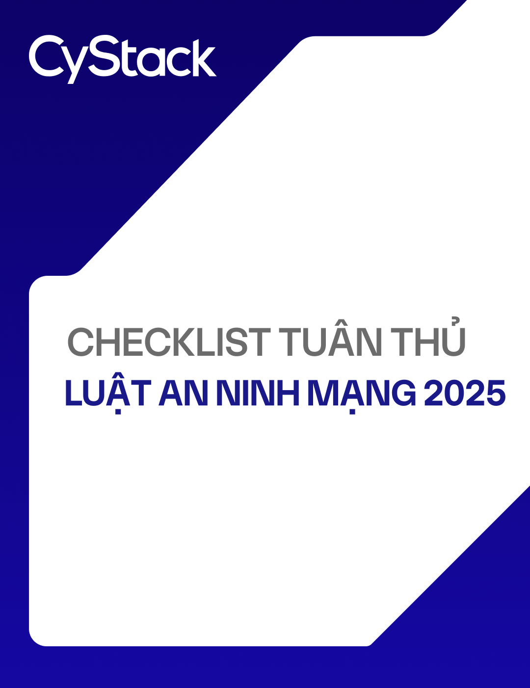Checklist tuân thủ Luật An ninh mạng 2025